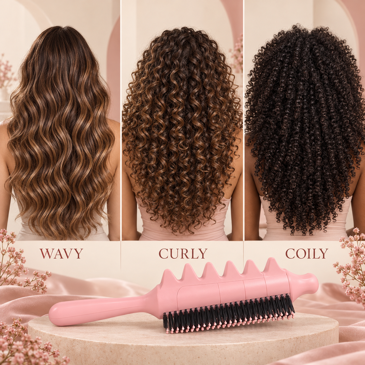 Bristelle Curly Brush